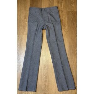 Wrangler Men's Wrancher Grey Dress Jeans Polyester Stretch Twill W34 L34